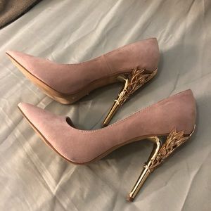 Rose gold heels